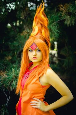 dorkly:  Flame Princess Cosplay is Fire Elementary cosplay by: