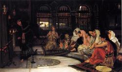 pre-raphaelisme:  Consulting the Oracle by John William Waterhouse,
