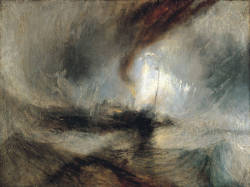 artmastered:  J. M. W. Turner, Snow Storm: Steamboat off a Harbour’s