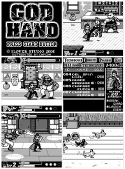 gameboydemakes:  I summon up the powers of the God Hand on Gameboy! 