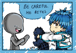 ask-aoba-dmmd:  He Bites. (i redrew the files that got deleted)