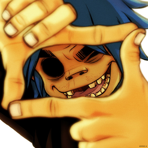 spyrale:  Gorillaz by     Eddie Holly // Follow Artist on Tumblr     