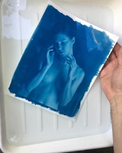 @benjaminrains makin cyanotypes  #cyanotype