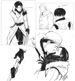 hamletmachine:  Some quick SnK sketches from my twitter♥