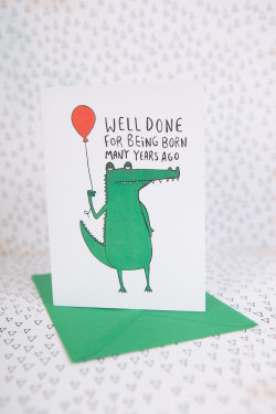 illustrationsforinstance:  Birthday Card - Well done for being