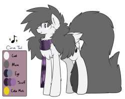 pepci-suis:  I did a Cirrushis ref needed more floof  Cute pone