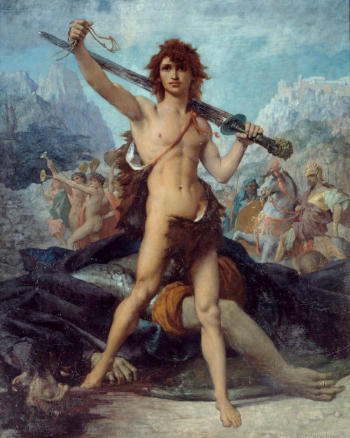 antonio-m:  “David Triumphant” and “Study for David Triumphant”,