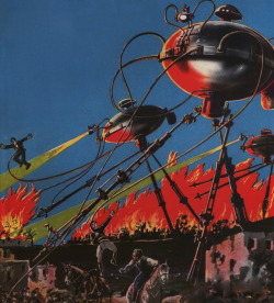 magictransistor:  Frank R. Paul. War of the Worlds. 1927. 