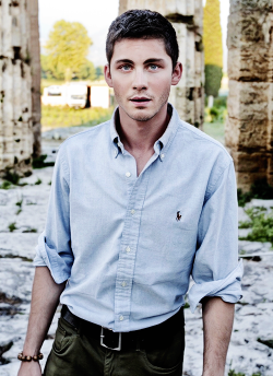 finnickodairheis:  Logan Lerman for Vanity Fair Italy - 2013