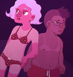 superqueerartsyblog:  sunburns 