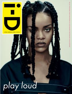 i-donline:  Rihanna rocks the cover of i-D’s music issue! Peek