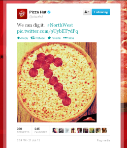 death-by-lulz:  davidweatherspoon13: Pizza Hut made a North West