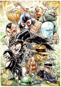 thecyberwolf:  Batman Baby Badguys  by Vinz el Tabanas