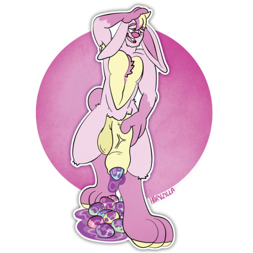 spacepupx: Wabbit Season Thinking about eggs. 