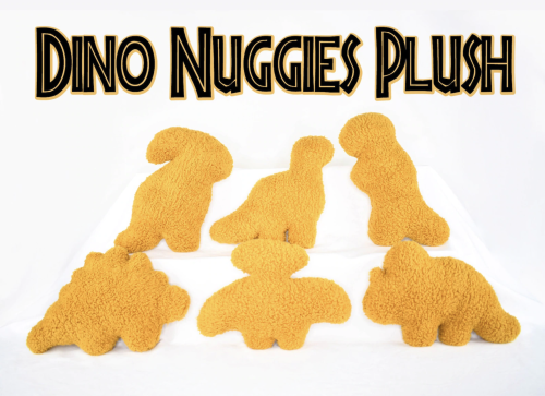 snootyfoxfashion:Dino Nuggies Plush from ElisesPiecesPlush