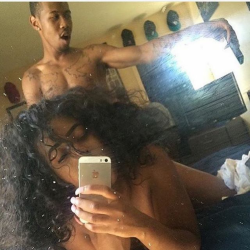 hoodamateurporn:  My home Girl with her boo putting in that work.