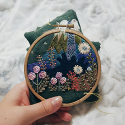 lustik:Embroidery Art - Eun-jeong Lee.