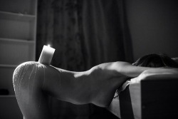 I love the feel of the hot wax burning a slow path down my tender