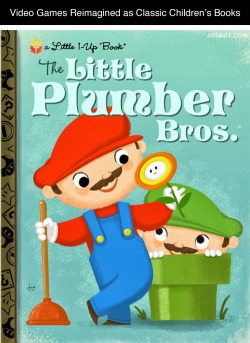 tastefullyoffensive:  Video Games Reimagined as Classic Children’s