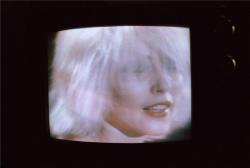 debbieharry1979:  debbie harry of blondie on tv, 1983, taken