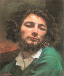 Self-Portrait (The Man with a Pipe), 1848, Gustave Courbet