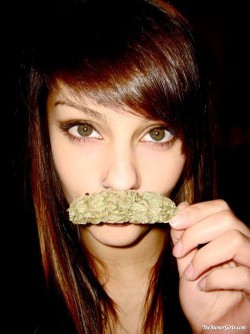 sexystonergirls:  I am sorry stoner girl, the weed might be more