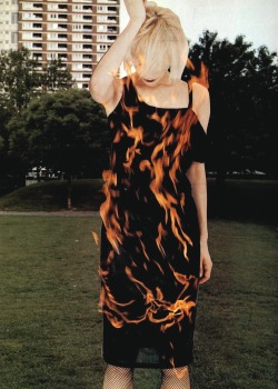 dustulator:  Highly Flammable shot by Rankin for Dazed &