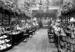 goddessofmayhem:  Harrod’s perfume department, 1910 