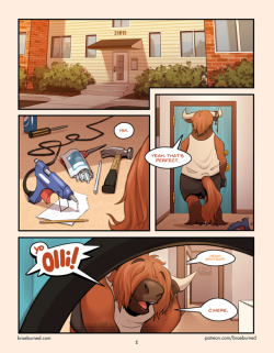 braeburned: “609″ - Pg. 1 ~Two roommates, Olli and Ian, get