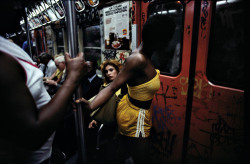 africansouljah:  Bruce DavidsonUSA. New York City. 1980. Subway.