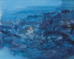 blastedheath:  Zao Wou-Ki (Chinese-French, 1920-2013), 22.01.68,