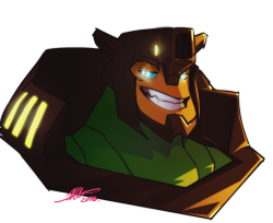 savagefluff:  1hr coloured doodle of RID2015′s Grimlock to