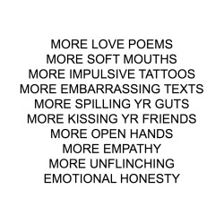 tristamateer: available on shirts, etc. here: MORE LOVE POEMS