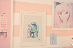 puri-cute:  My room decorated with Kaoru Hasegawa and Natali