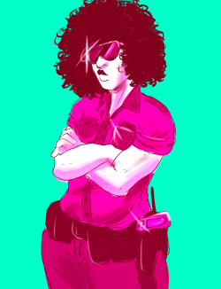 Police Garnet for anon!Nobody gives her crap over her non regulation