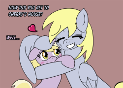 outofworkderpy:  Dinky: …I-I don’t know! XD Derpy: Lets go