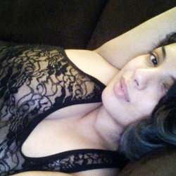 aymygod:  No makeup, all lace #snapchat #lace #boredasfuck #latina