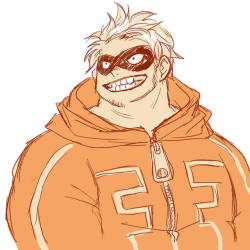 dyemelikeasunset:  today’s warm-up, more Fatgum being fat like