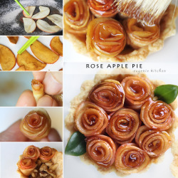 thecakebar:  Rose Apple Pie Tutorial {click link for FULL tutorial}