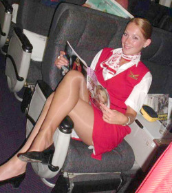 Beautiful Flight Attendant