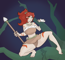 awesome-est-art:  doodliedork: Amazon Pyrrha This. Is. AWESOME!!!!!!!