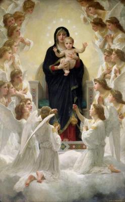 artmastered:  William-Adolphe Bouguereau, The Virgin with Angels,