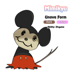 jsketch12: Mimikyu - Unova Form In the Unova region, neither