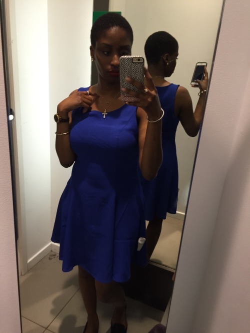 neoldsoul:  Since I ended up getting the dress, I donâ€™t feel bad about these fitting room photos lol.  Send your own cell pics to fyeahcellpics on Kik or Snapchat!