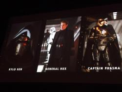 alwaysstarwars:  Our villains, from the SDCC panel.  First time