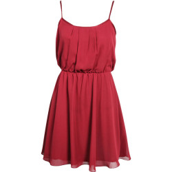 whotuberfancy:  Boohoo Heidi Strappy Chiffon Skater Dress   ❤