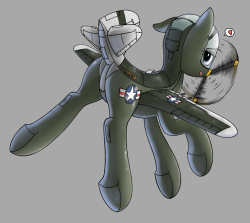 P-40 Warhawk Plane Pony by anearbyanimalOne of the best plane