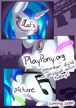 The picture I did for the Playpony a couple of weeks ago. A little
