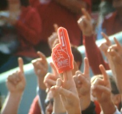 Why do you need a foam finger of a finger for your finger? Silly……..