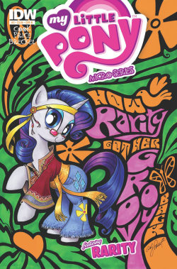 I got this Rarity micro series comic today… just look